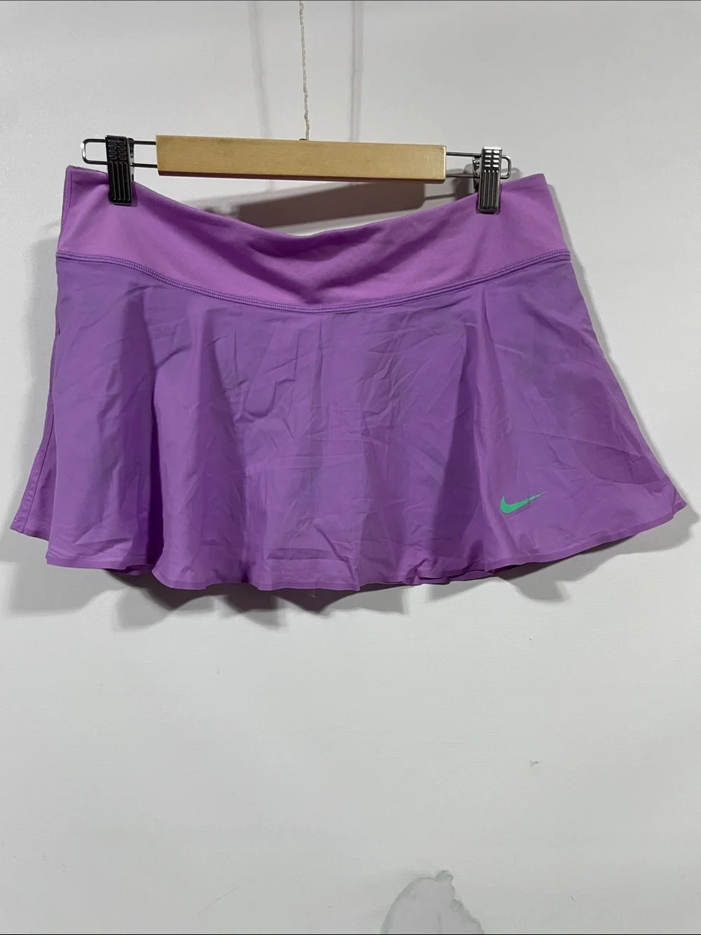 Nike Women's Lavender Flared Athletic Skirt with Teal Swoosh